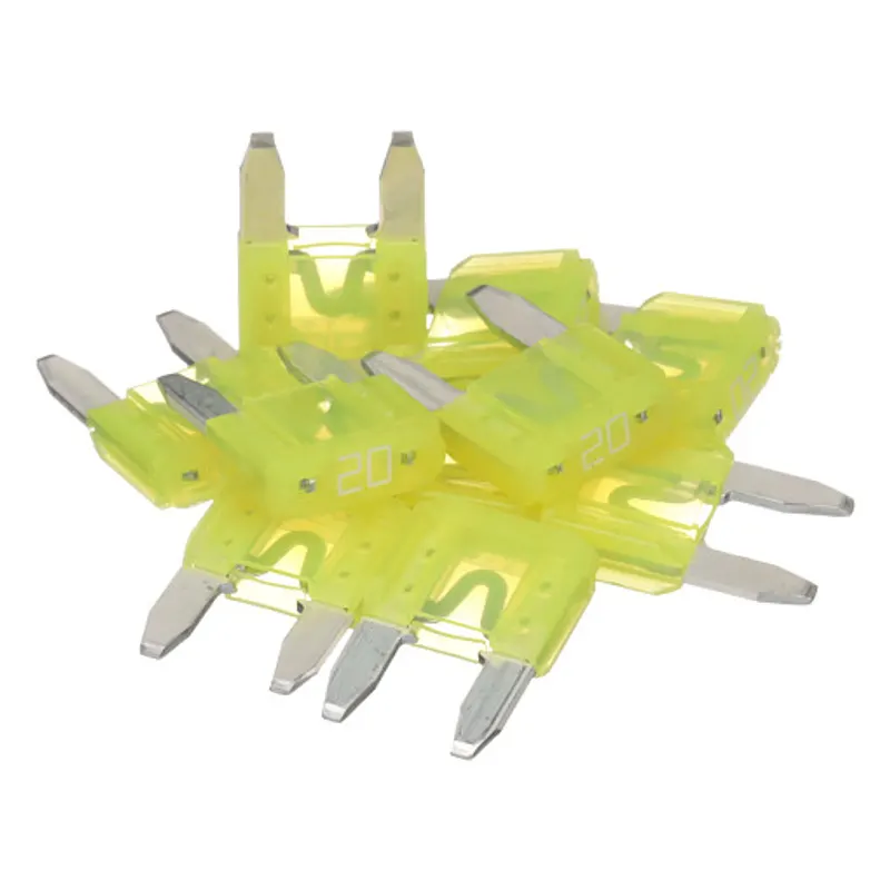 Peça código OEM 10401190 — Fusível mini de 20 A - Amarelo