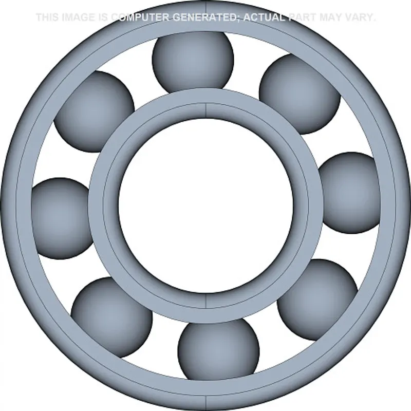 Peça código OEM 362804 — Rolamento de esfera - 17 mm DI x 40 mm DE