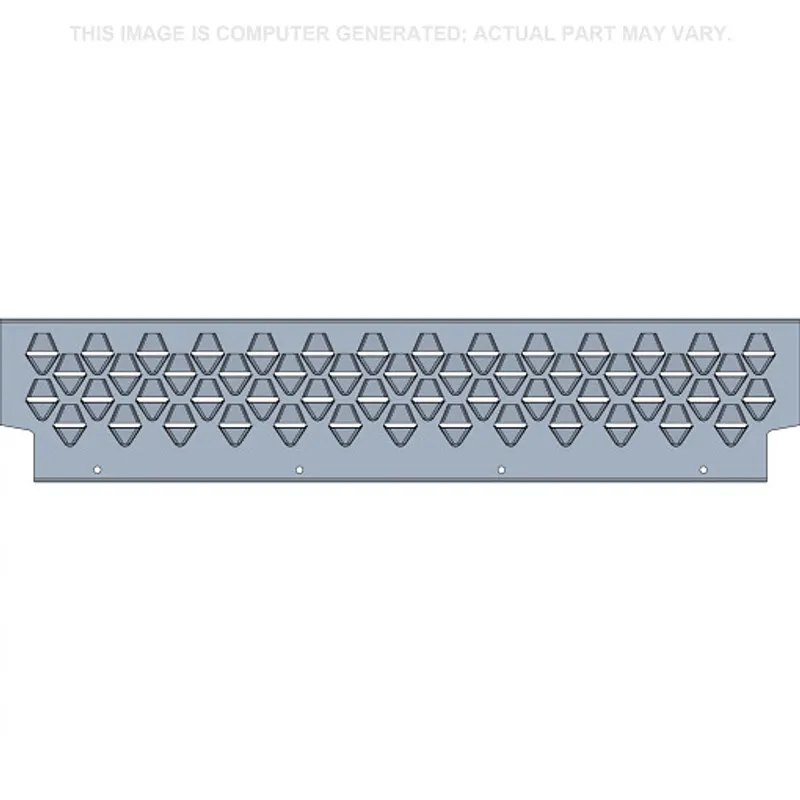 Peça código OEM 453266 — Upper Sieve Extension - Graepel Plate - 784mm L