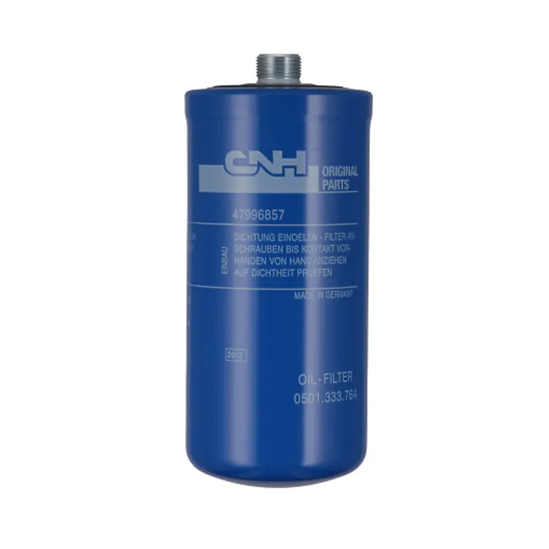 Peça código OEM 47996857 — Filtro de óleo hidráulico - 98 mm DE x 208 mm C
