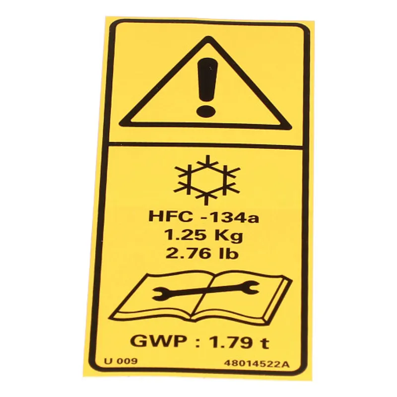 Peça código OEM 48014522 — Decalque da Marca