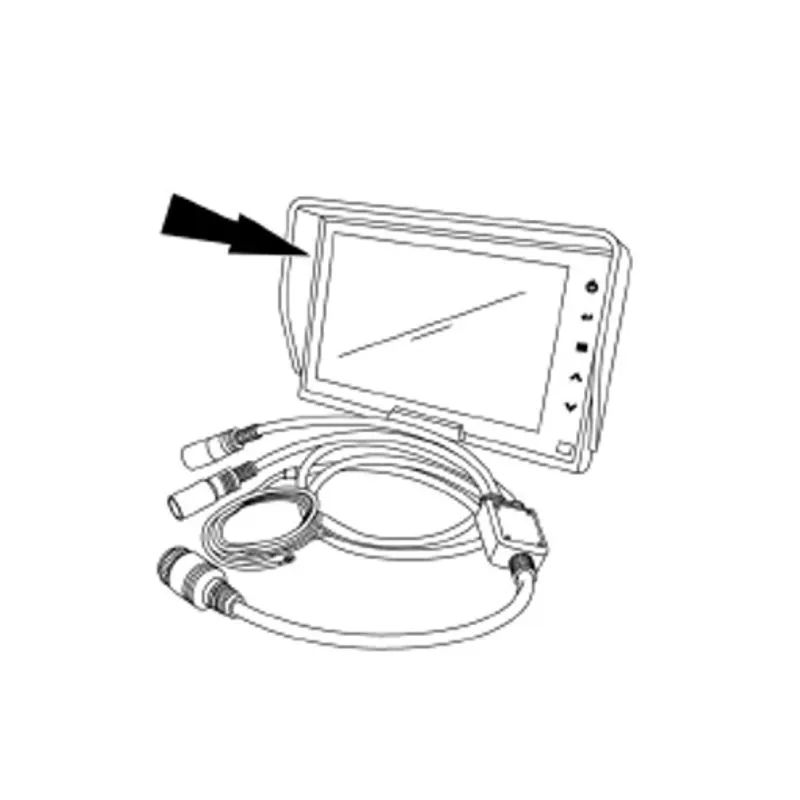 Peça código OEM 48149845 — Kit de câmera e monitor para enfardadeira