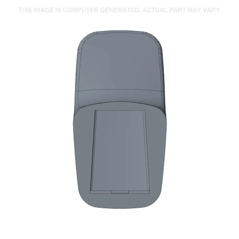 Peça código OEM 82872313 — Gancho para casacos - 22 mm C x 42 mm A x 18 mm L