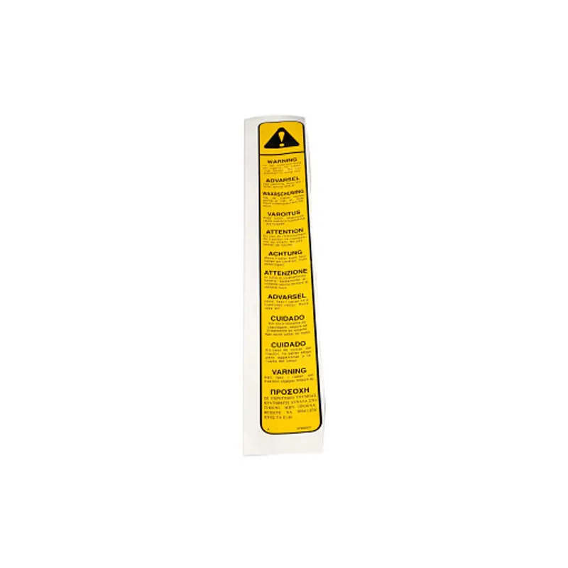 Peça código OEM 82992501 — Decalque De Aviso
