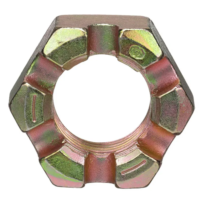Peça código OEM 84151572 — Porca sextavada com entalhes - Grau 5 - 1-1/2"-6
