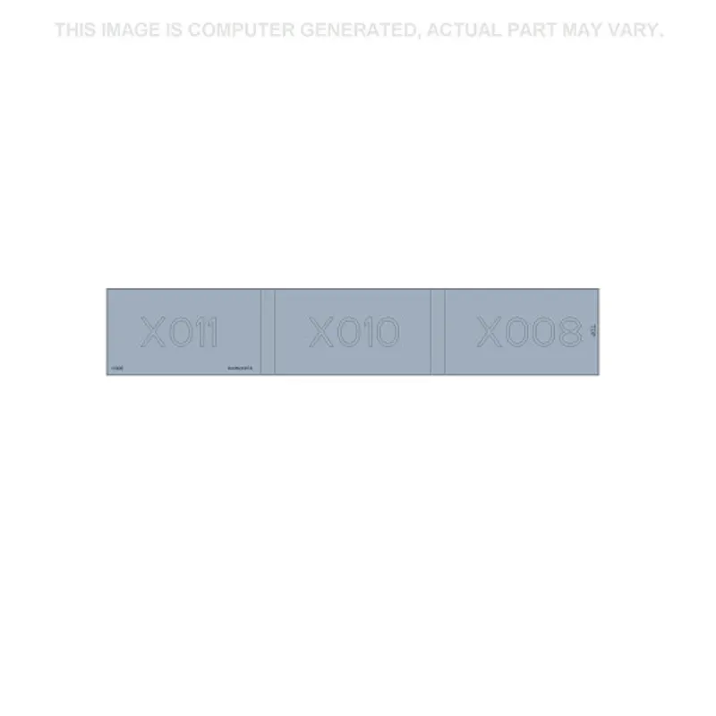 Peça código OEM 84362497 — Right-Hand Connector Location Decal