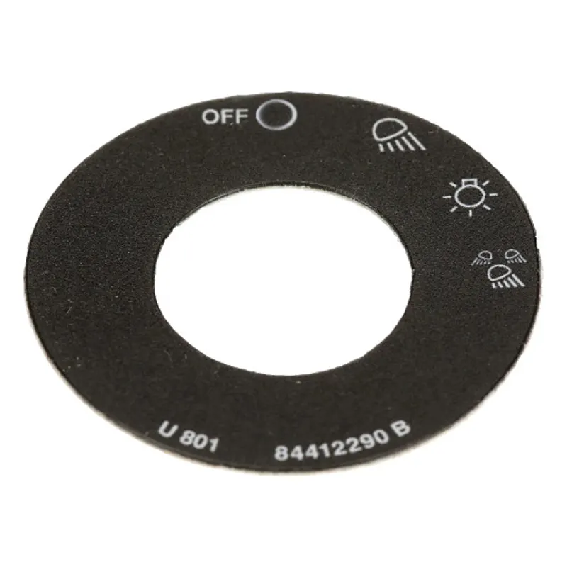Peça código OEM 84412290 — Light Switch Decal - 45 mm OD Round