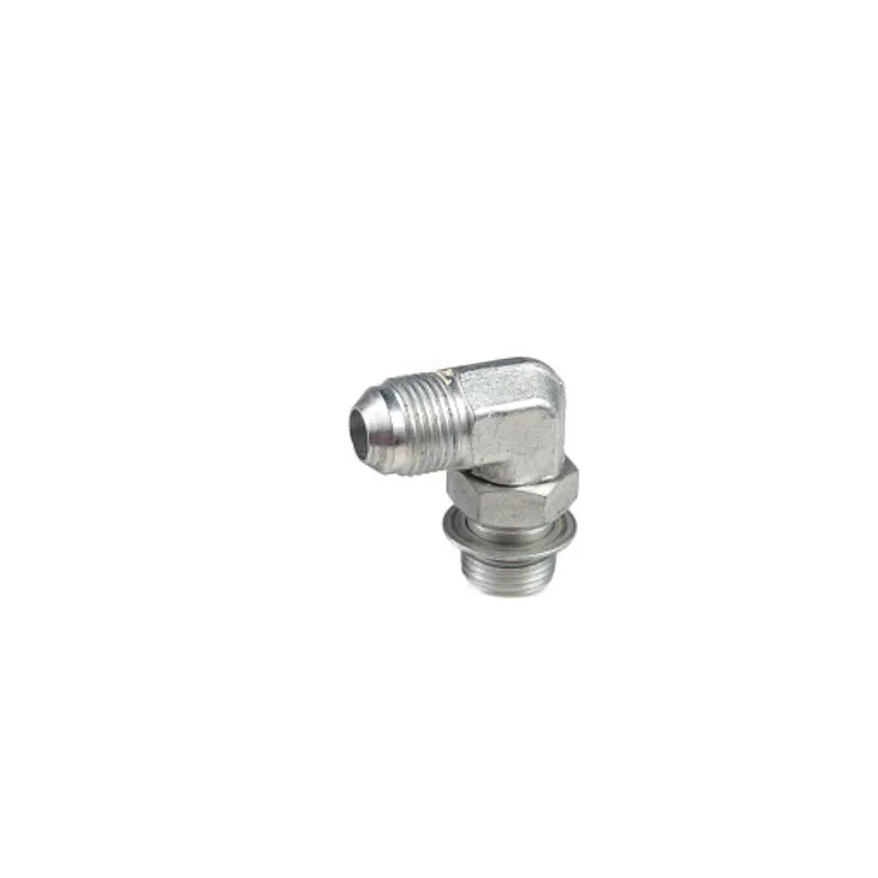 Peça código OEM 86512938 — União hidráulica de 90° - 3/4"-16 x 9/16"-18