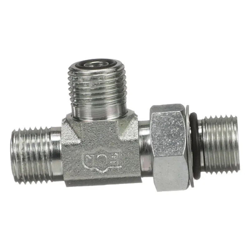 Peça código OEM 86597759 — 3-Way Hydraulic Tube Connector