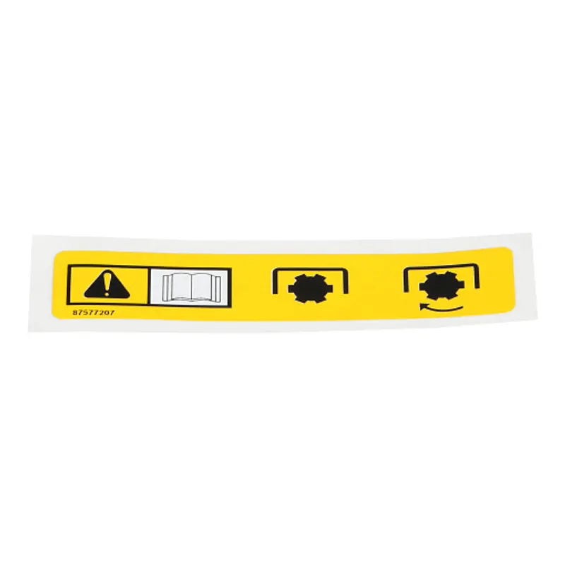 Peça código OEM 87577207 — Warning Decal - Main Clutch