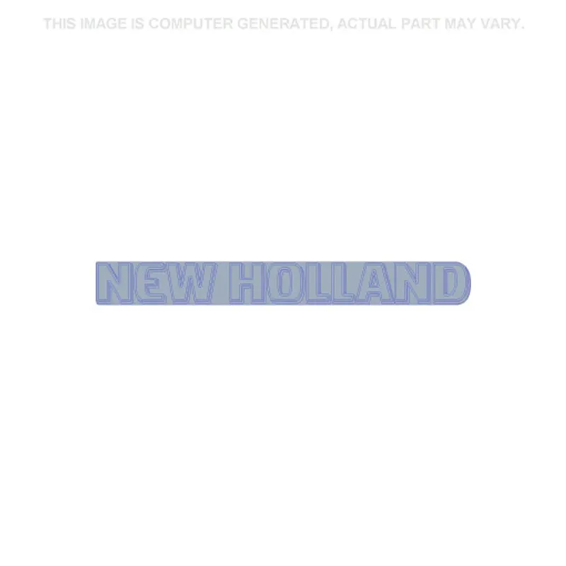 Peça código OEM 87609724 — New Holland Logo Decal - Straight Loader Arm