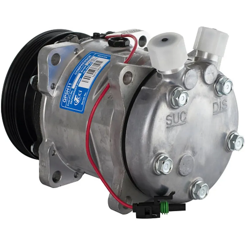 Peça código OEM 87649991 — A/C Compressor with Clutch and Pulley - 12-Volt