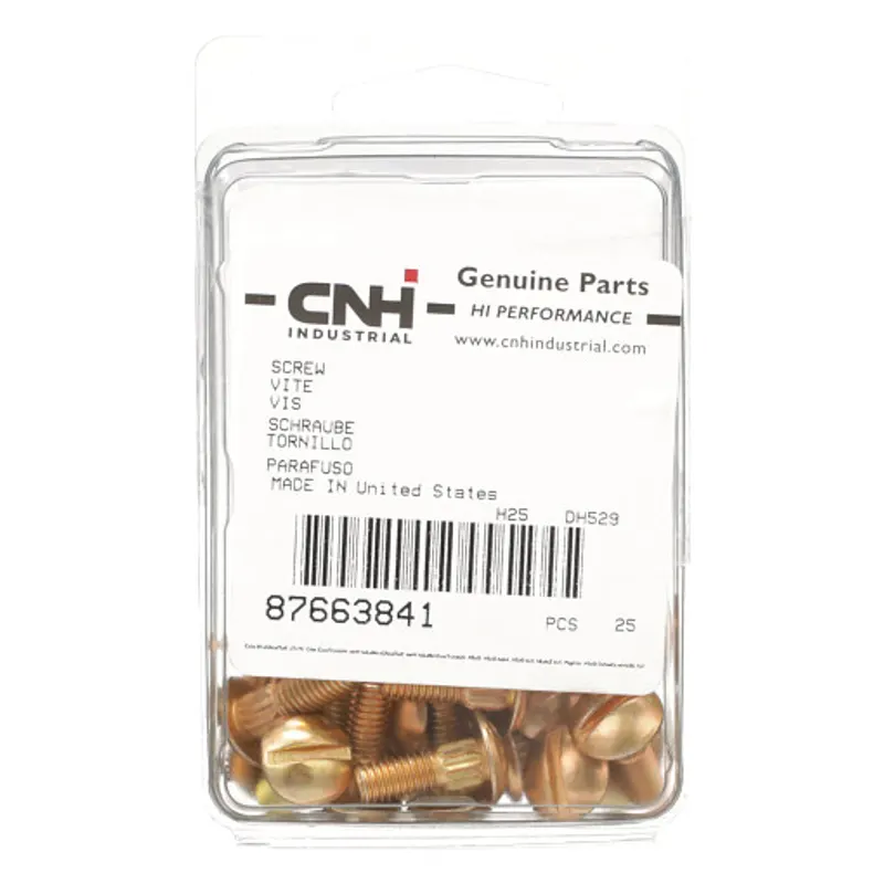 Peça código OEM 87663841 — Parafuso de Cabeça Chata - M6 x 18