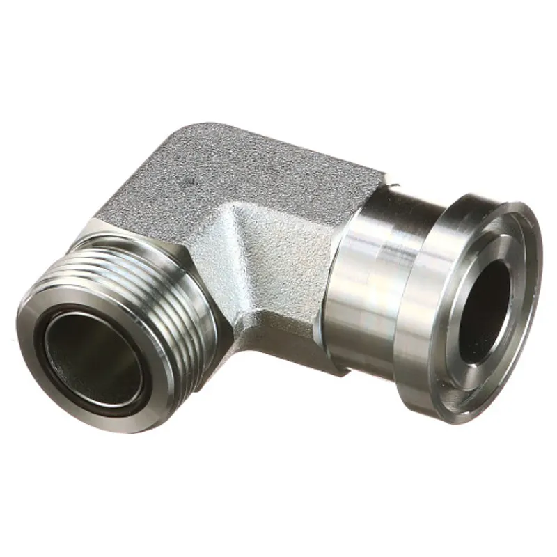 Peça código OEM 87677649 — Cotovelo 90° - Flangeado - 1-7/16"-12 ORFS
