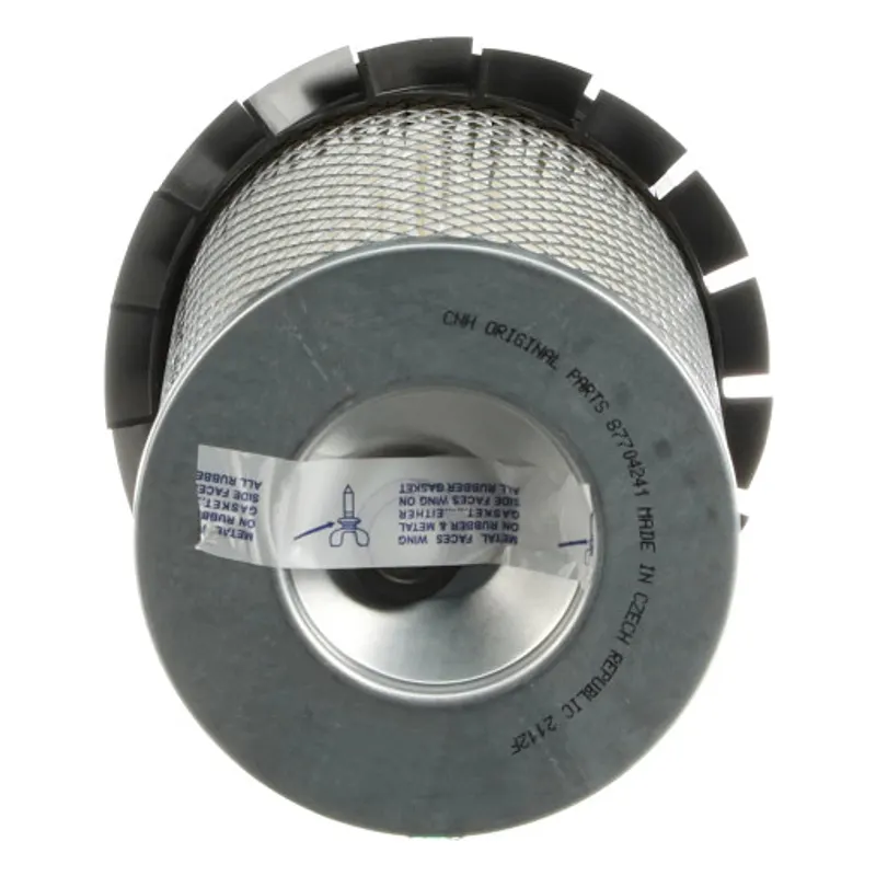 Peça código OEM 87704241 — Filtro de ar primário do motor - 133 mm DE x 291 mm C