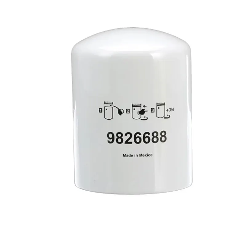 Peça código OEM 9826688 — Filtro de óleo hidráulico - 128 mm DE x 168 mm L