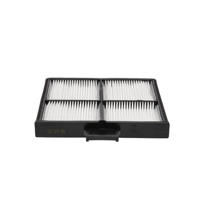 Peça código OEM YN50V01015P3P — Filtro de ar da cabina - 201 mm C x 187 mm A x 17 mm L